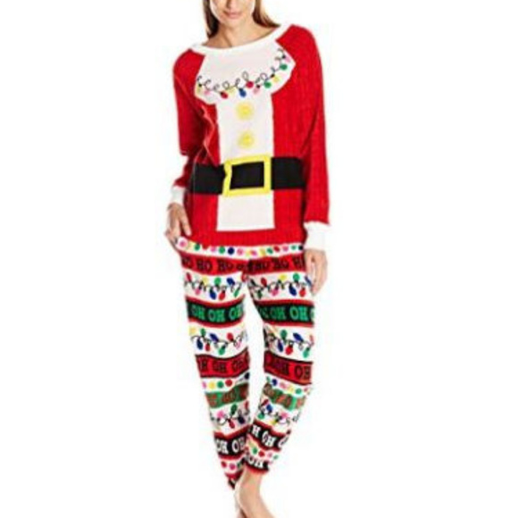 Planet Sleep Ugly Christmas Pajamas, Large - Picture 1 of 3
